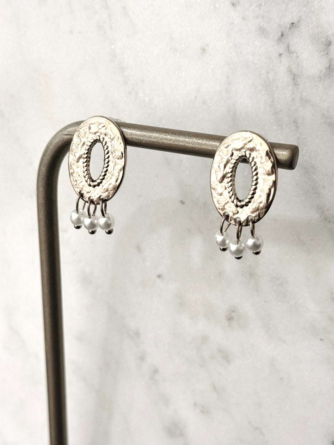 Oorbellen - Stud Pearls