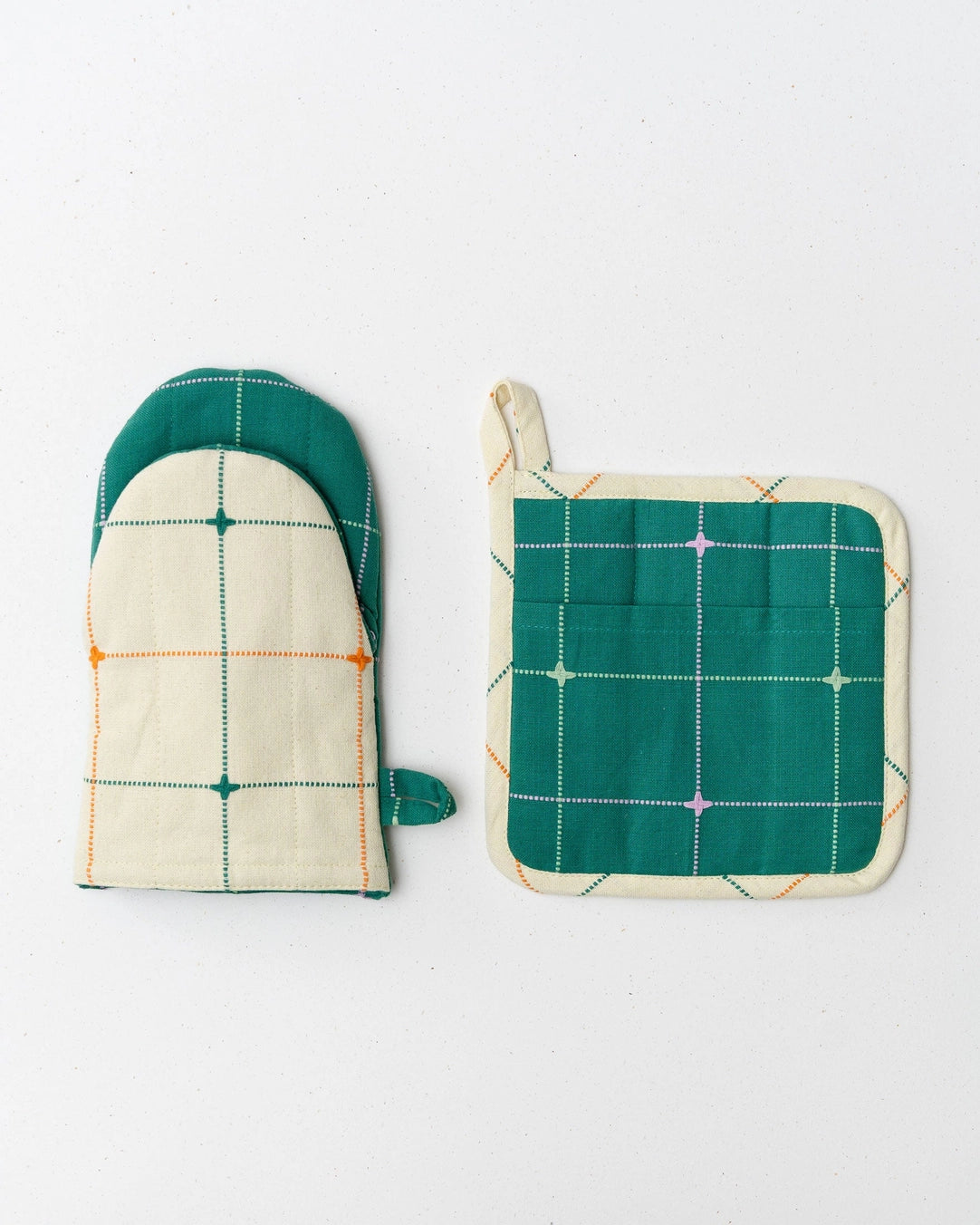 Tarta Gelatina - Grid Ovenwant- en Pannenlapset / Groen-Geel
