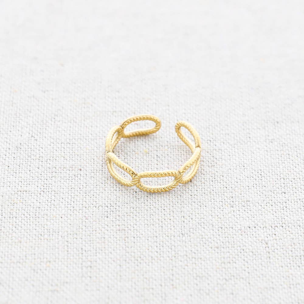 Ring - Schakels / Goud