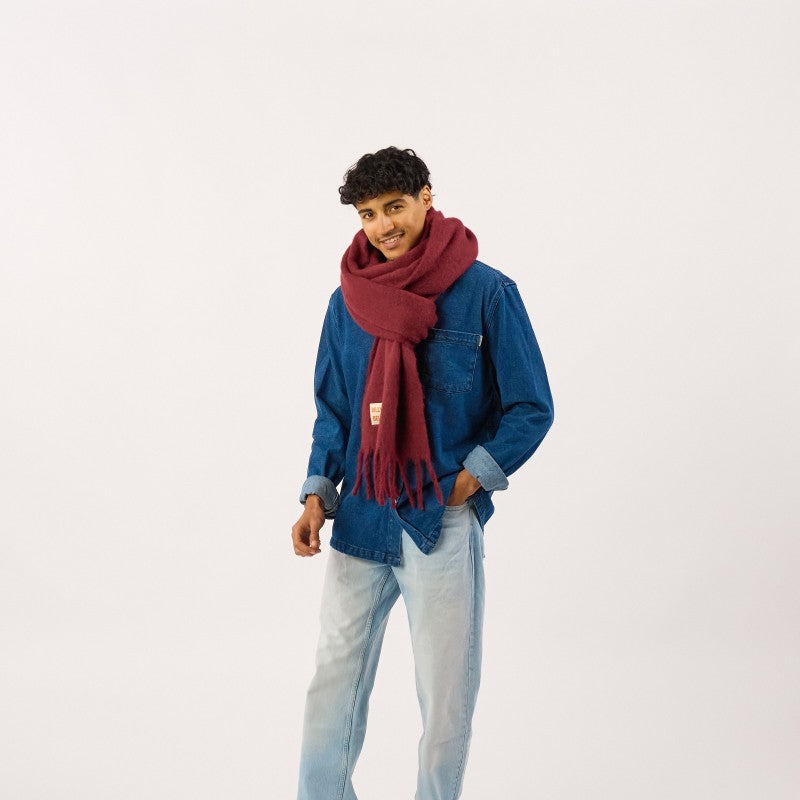 Billybelt - Large Scarf In Mixed Wool (onesize)