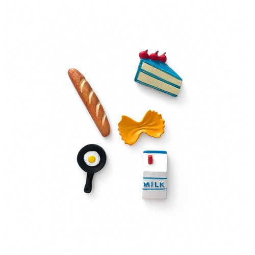 5x Magneten Set - Breakfast