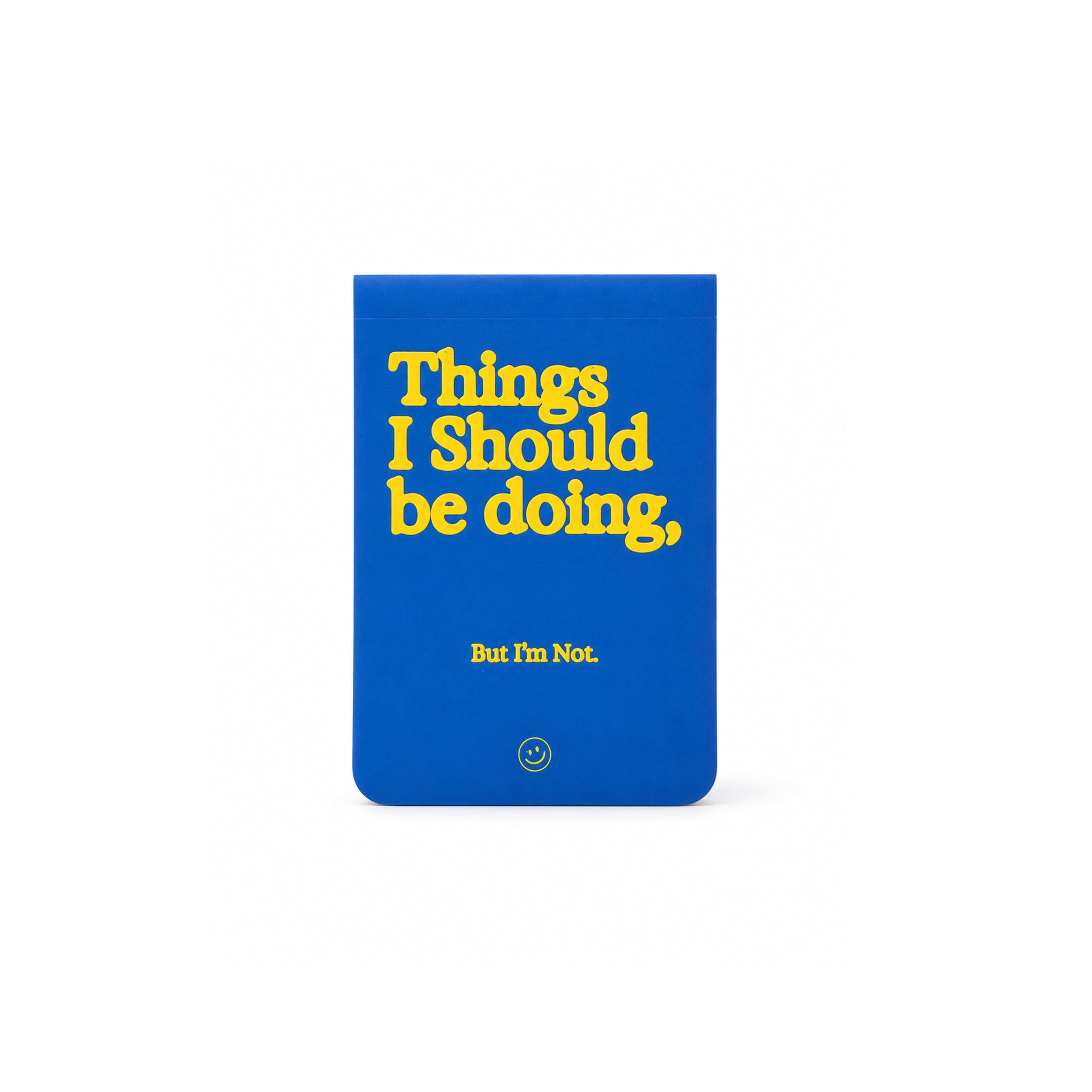 Mini Notepad - Blue Lazy