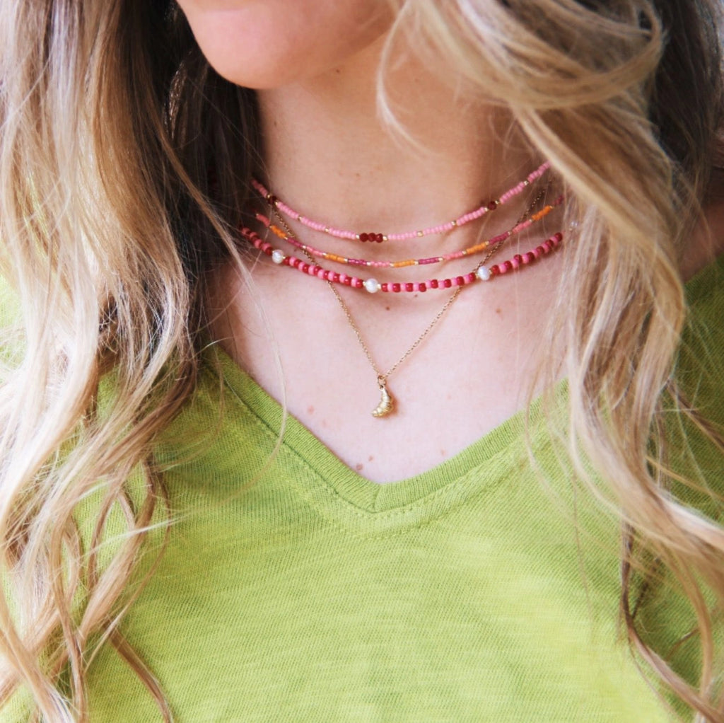 Ketting - Croissant Gold