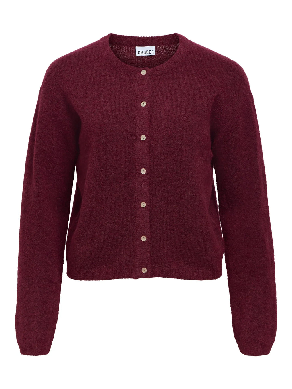 Object - Agate Knitted Cardigan Alpacawolmix / Windsor Wine Melange