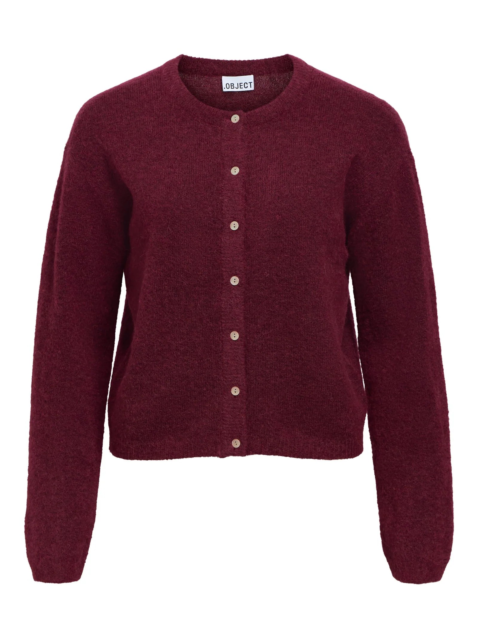 Object - Agate Knitted Cardigan Alpacawolmix / Windsor Wine Melange
