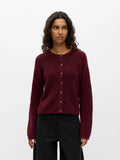 Object - Agate Knitted Cardigan Alpacawolmix / Windsor Wine Melange