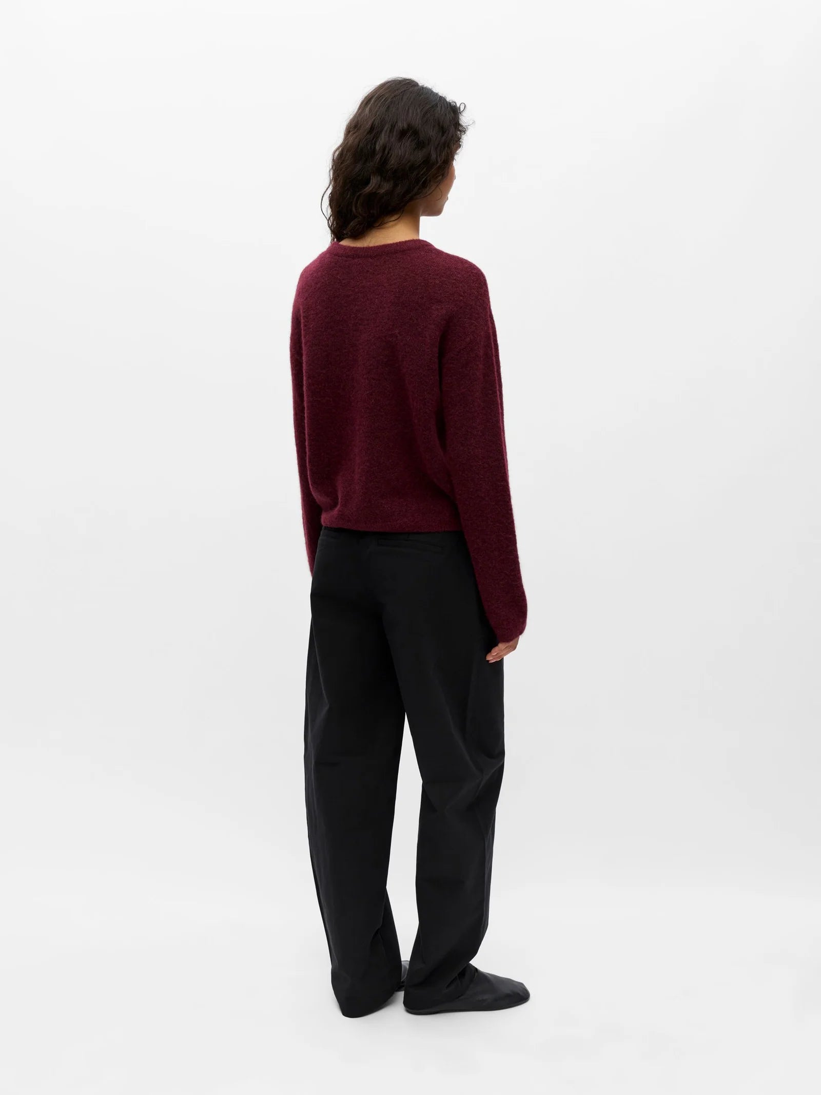 Object - Agate Knitted Cardigan Alpacawolmix / Windsor Wine Melange