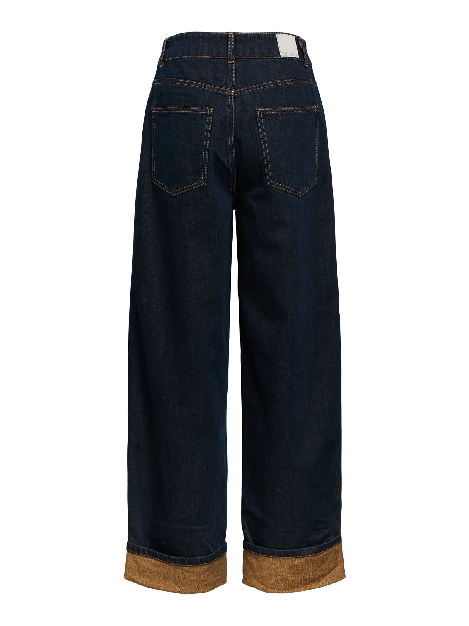 Object - Isira Straight Loose Jeans / Dark Blue Denim