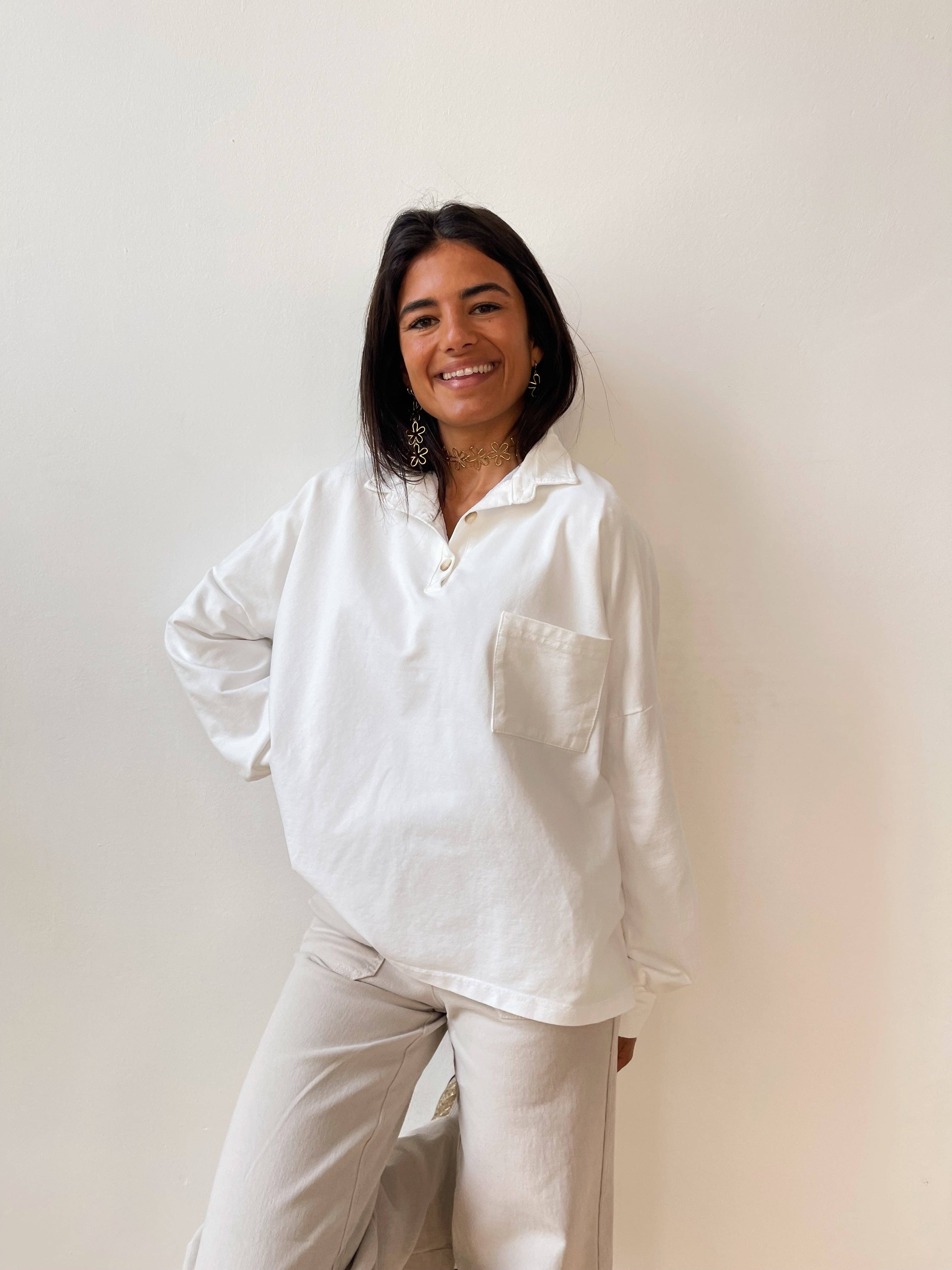 Mindtraveler Poloshirt - Wit
