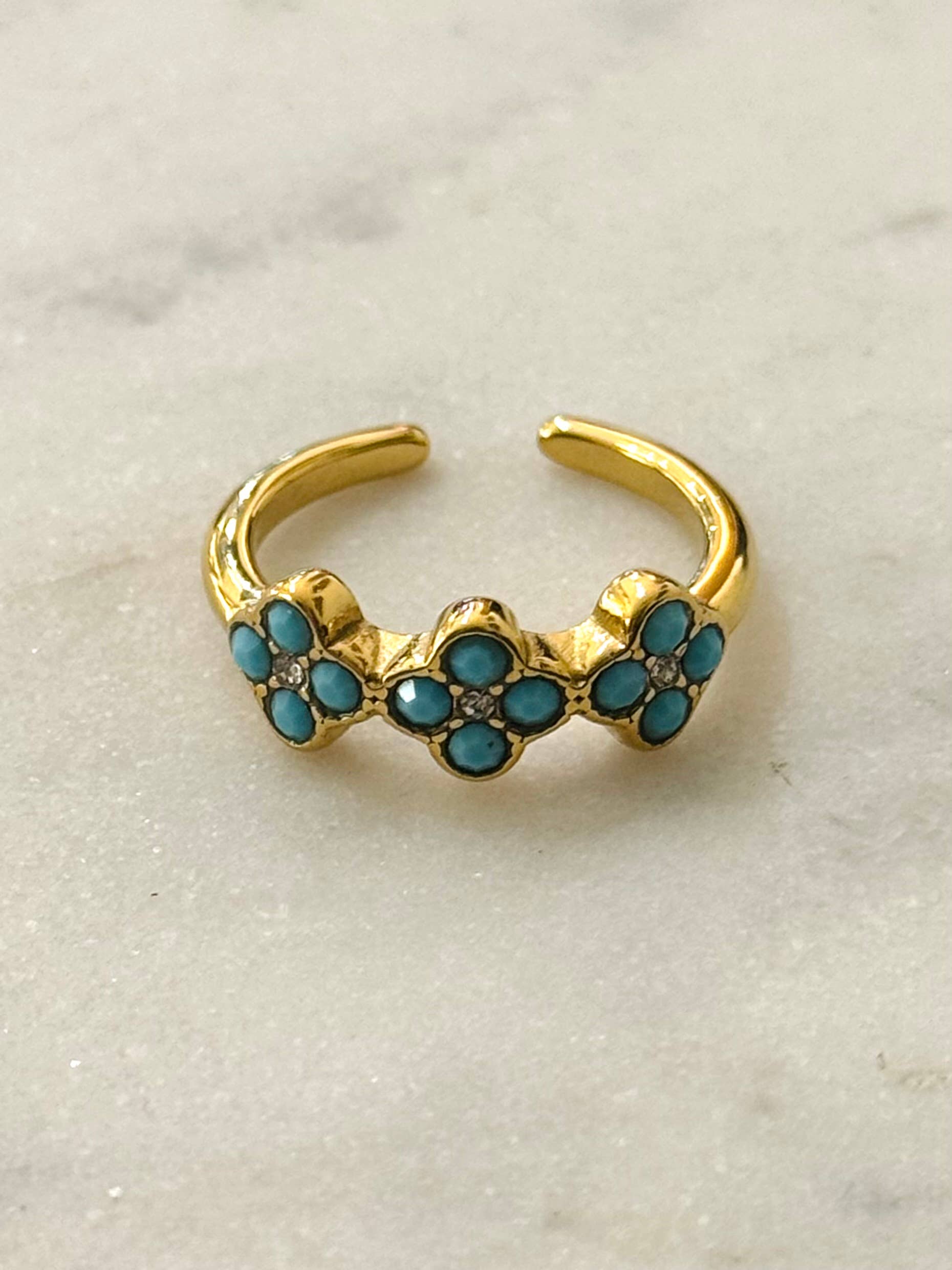 Ring - Turkooisbloem