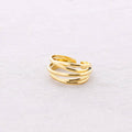 Verstelbare Ring - Multi Ringen / Goud