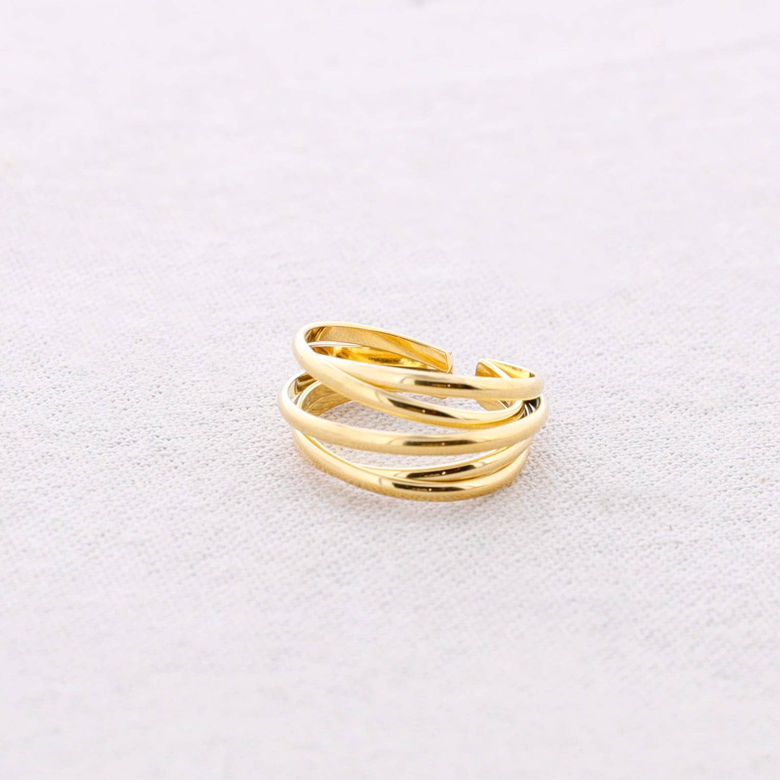Verstelbare Ring - Multi Ringen / Goud