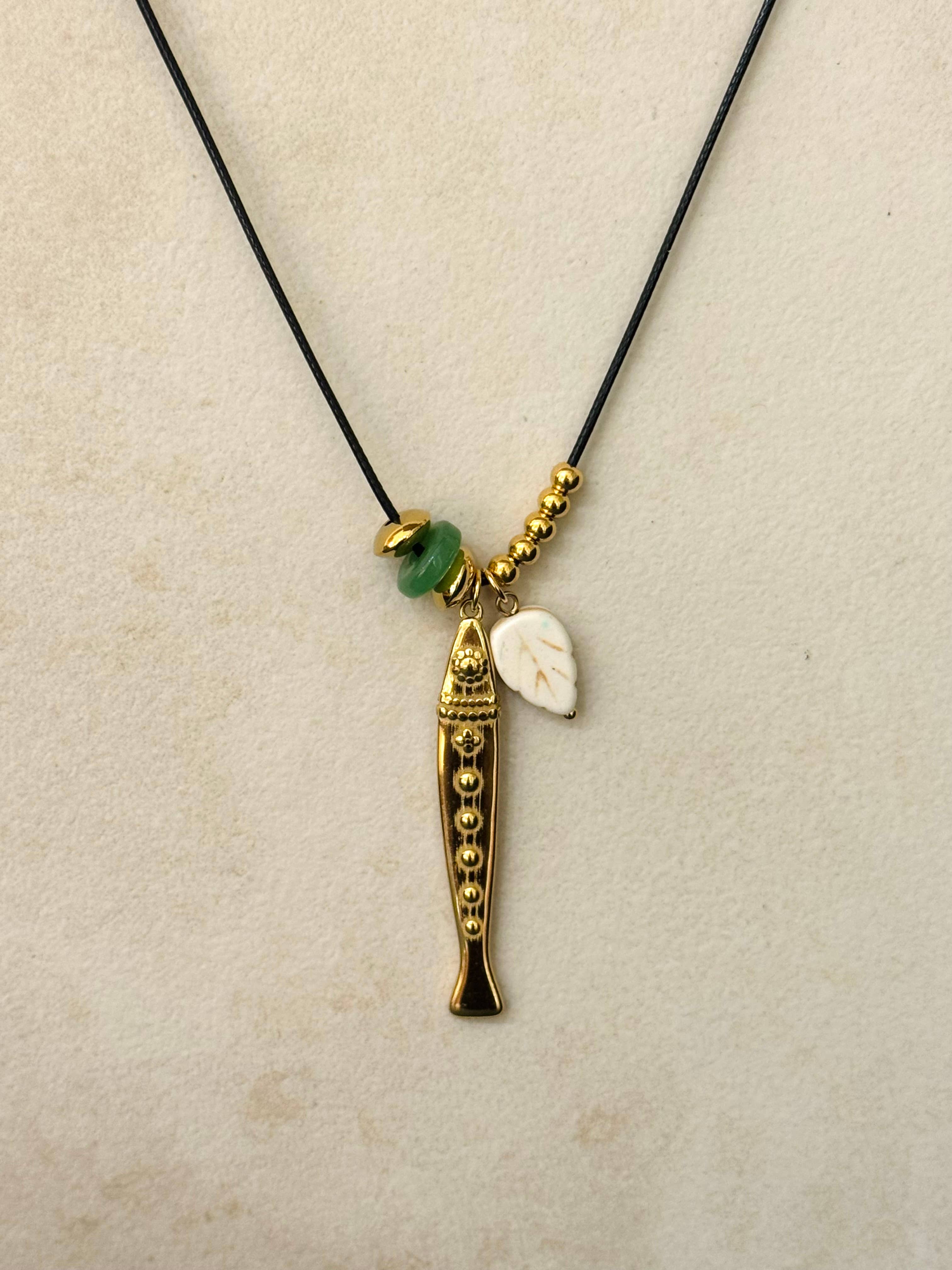 Ketting - Sardinevis / Aquagroen
