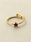 Ring - Emaille Ster