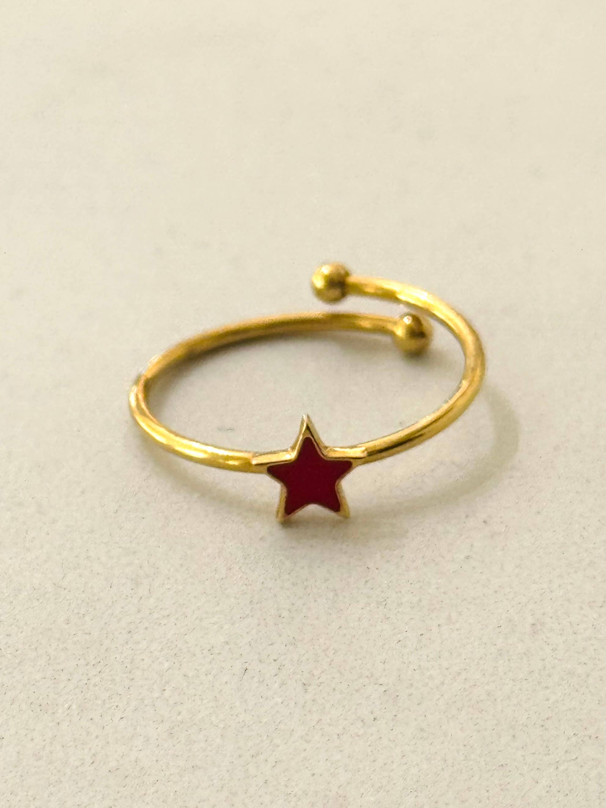Ring - Emaille Ster