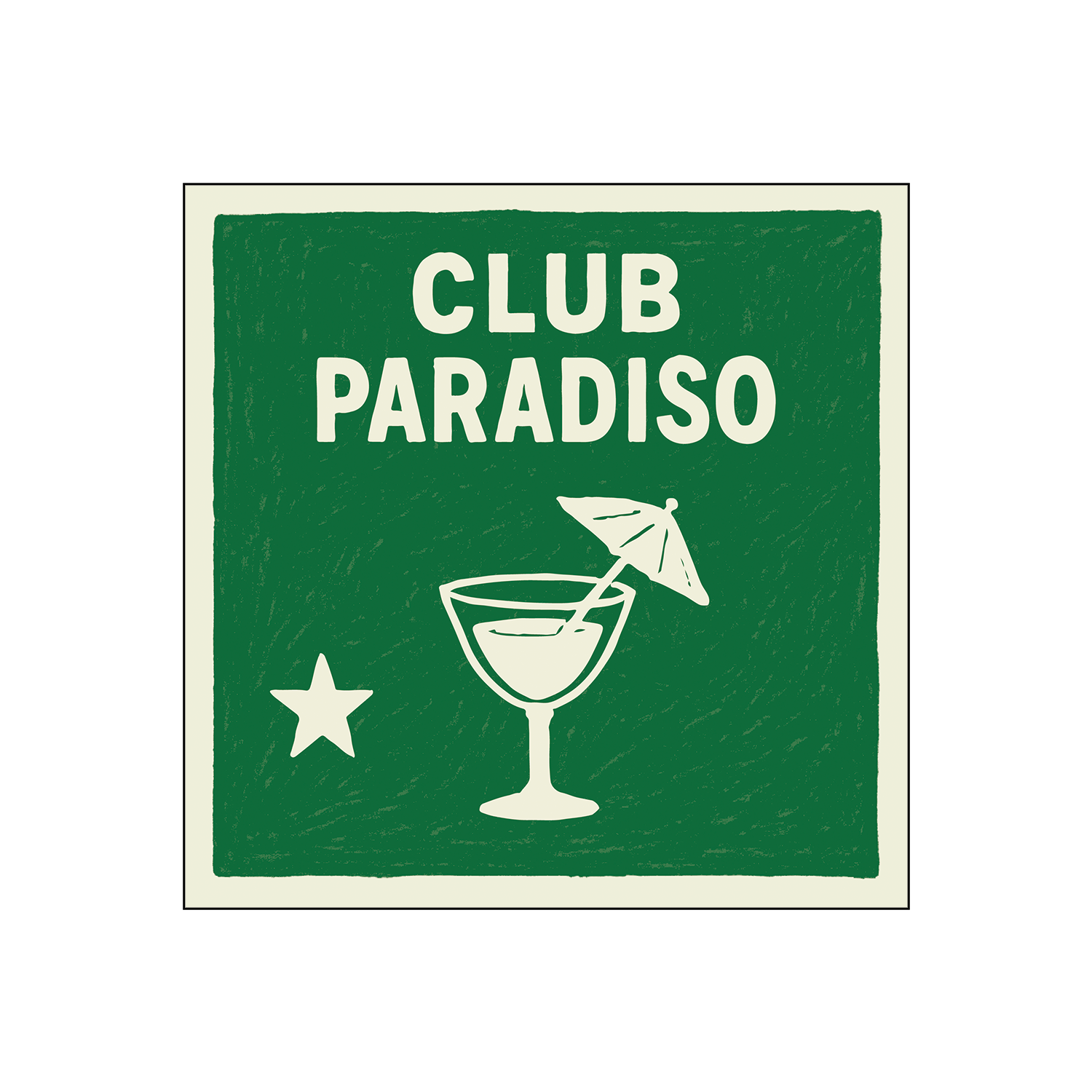 Papieren Servetten - Club Paradiso