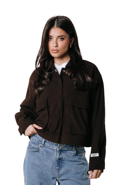Colourful Rebel - Jo Corduroy Worker Jacket