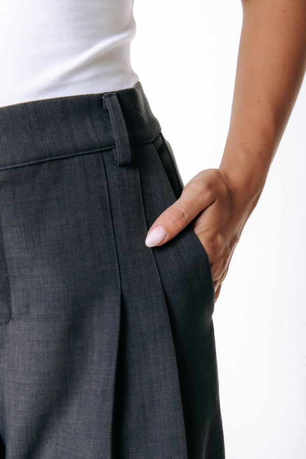 Colourful Rebel - Maggy Tailored Pants / Dark Grey