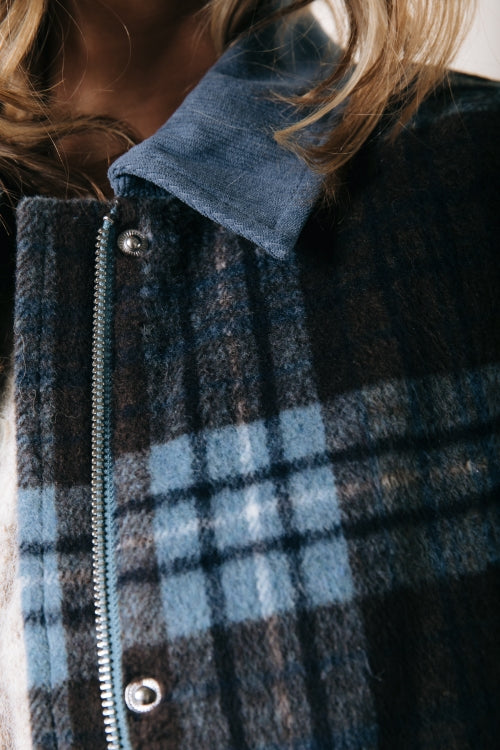 Colourful Rebel - Malou Brushed Check Coach Jacket