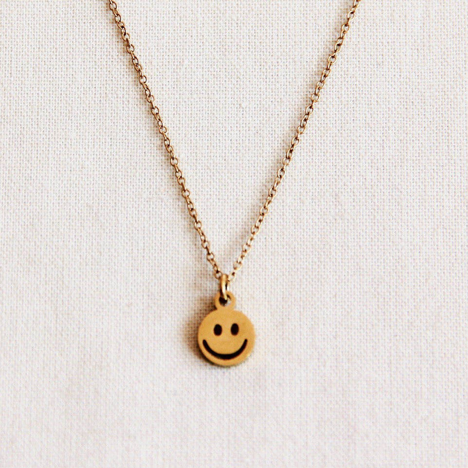 Ketting - Smiley Gold