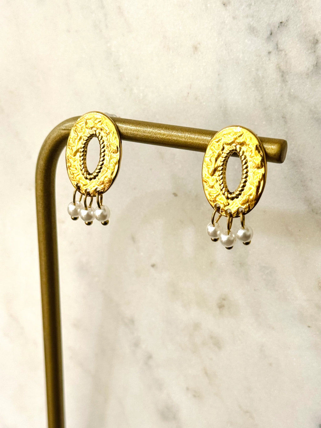Oorbellen - Stud Pearls