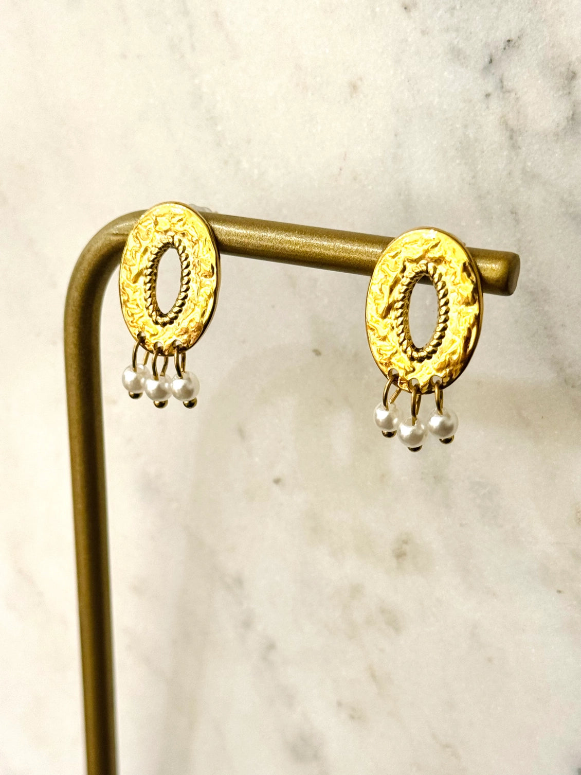 Oorbellen - Stud Pearls