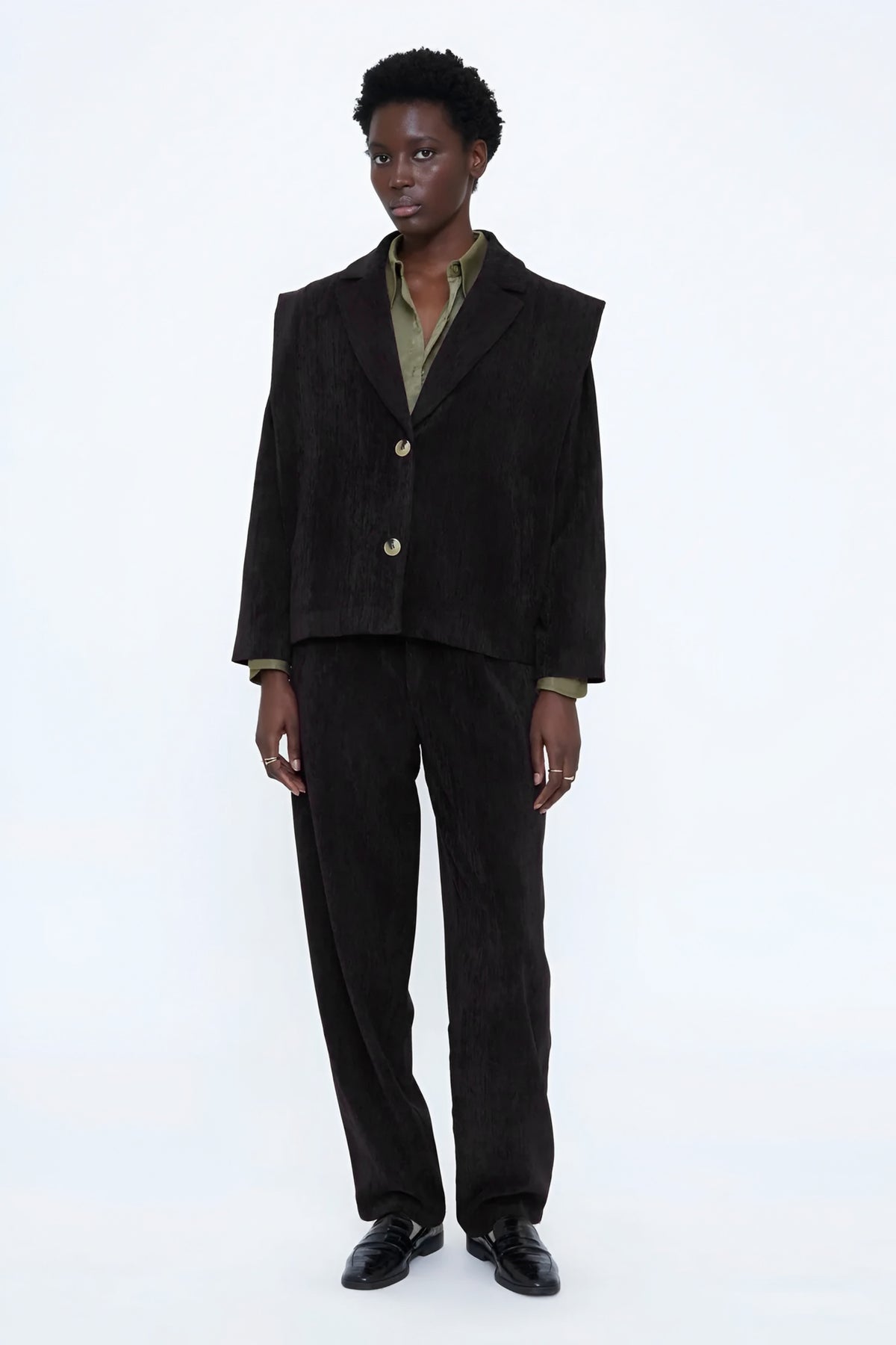 Wild Pony - Velvet Trousers / Black