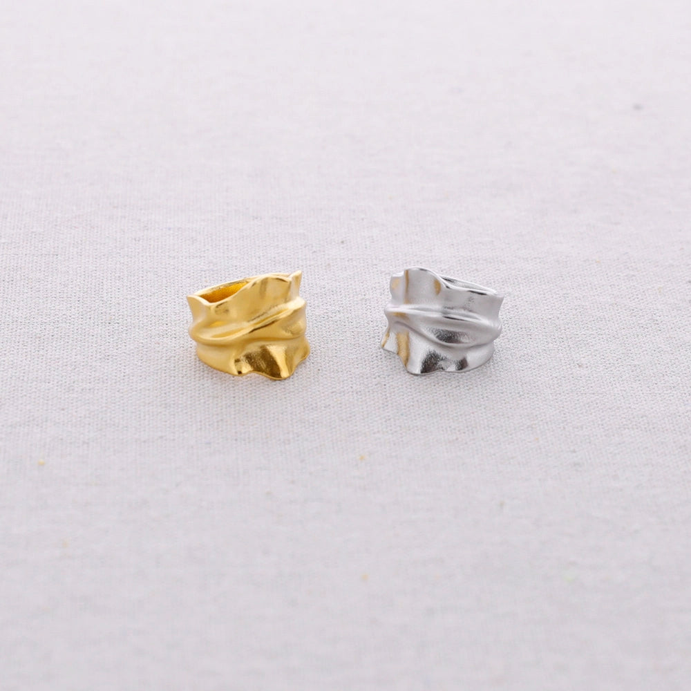 Ring - Satin Molten Statement