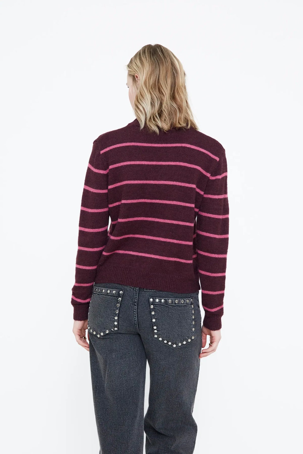 Wild Pony - Jumper / Aubergine & Pink