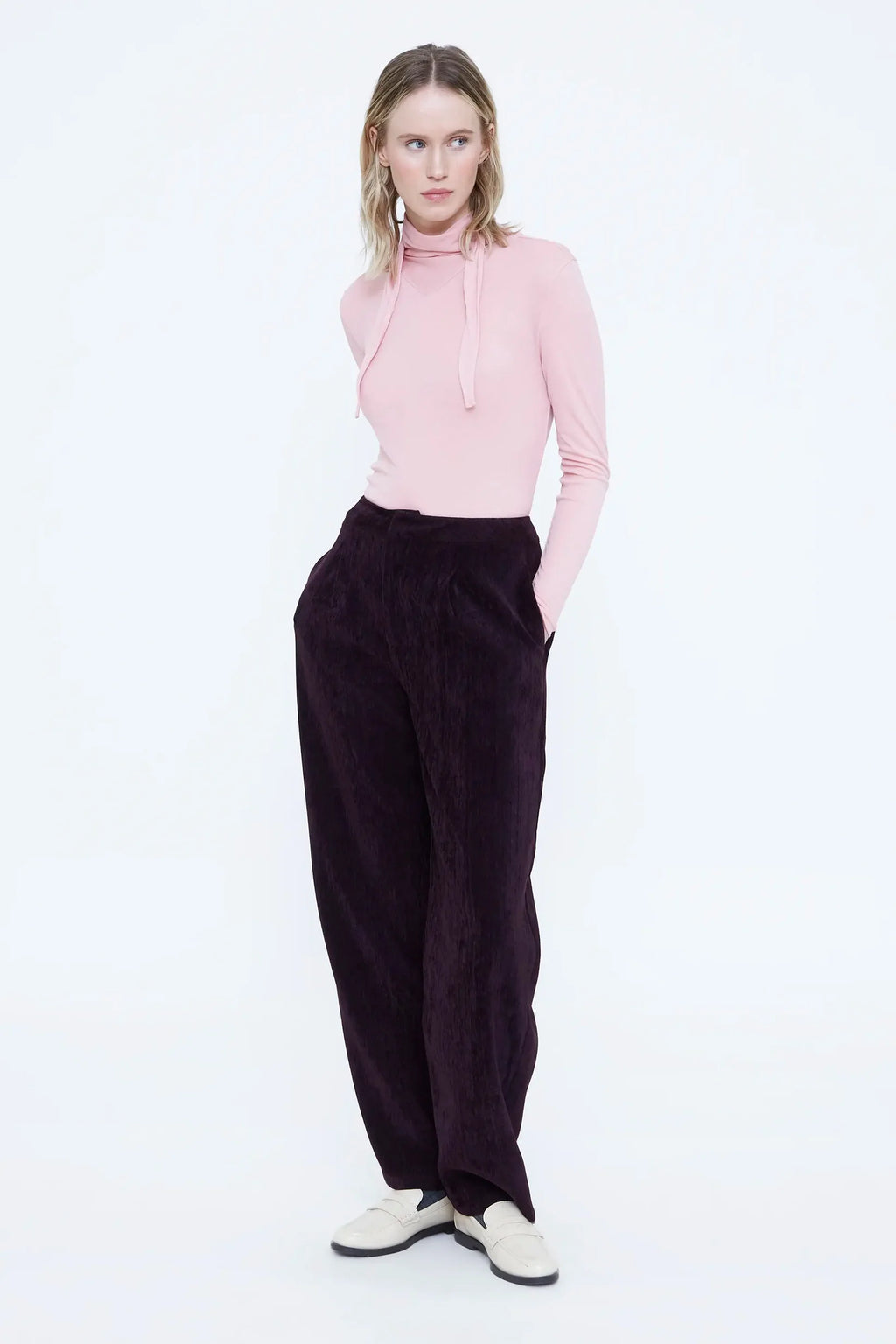 Wild Pony - Velvet Trousers / Burgundy