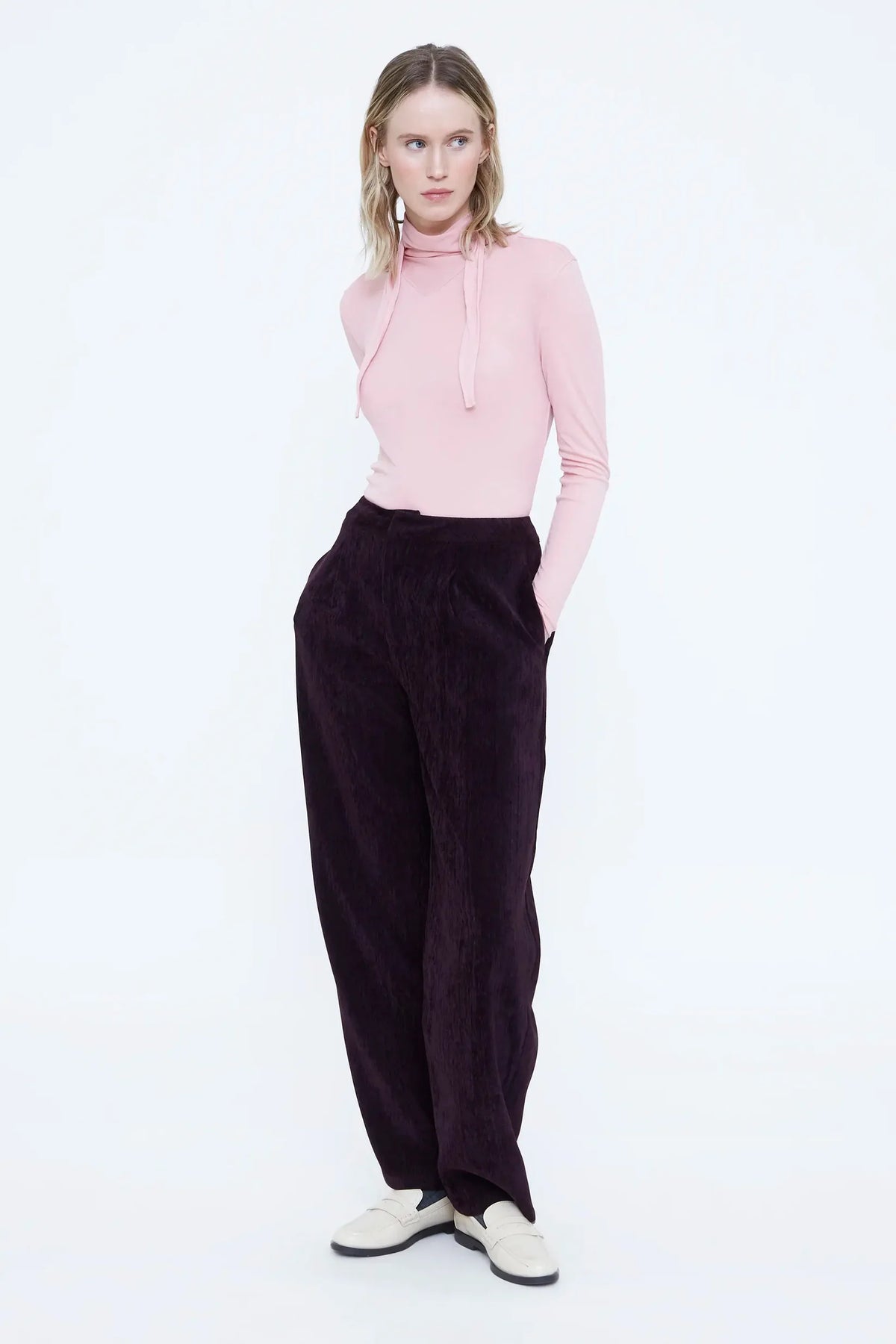Wild Pony - Velvet Trousers / Burgundy