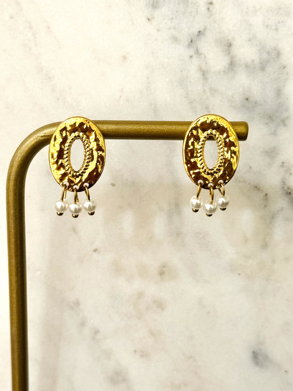 Oorbellen - Stud Pearls