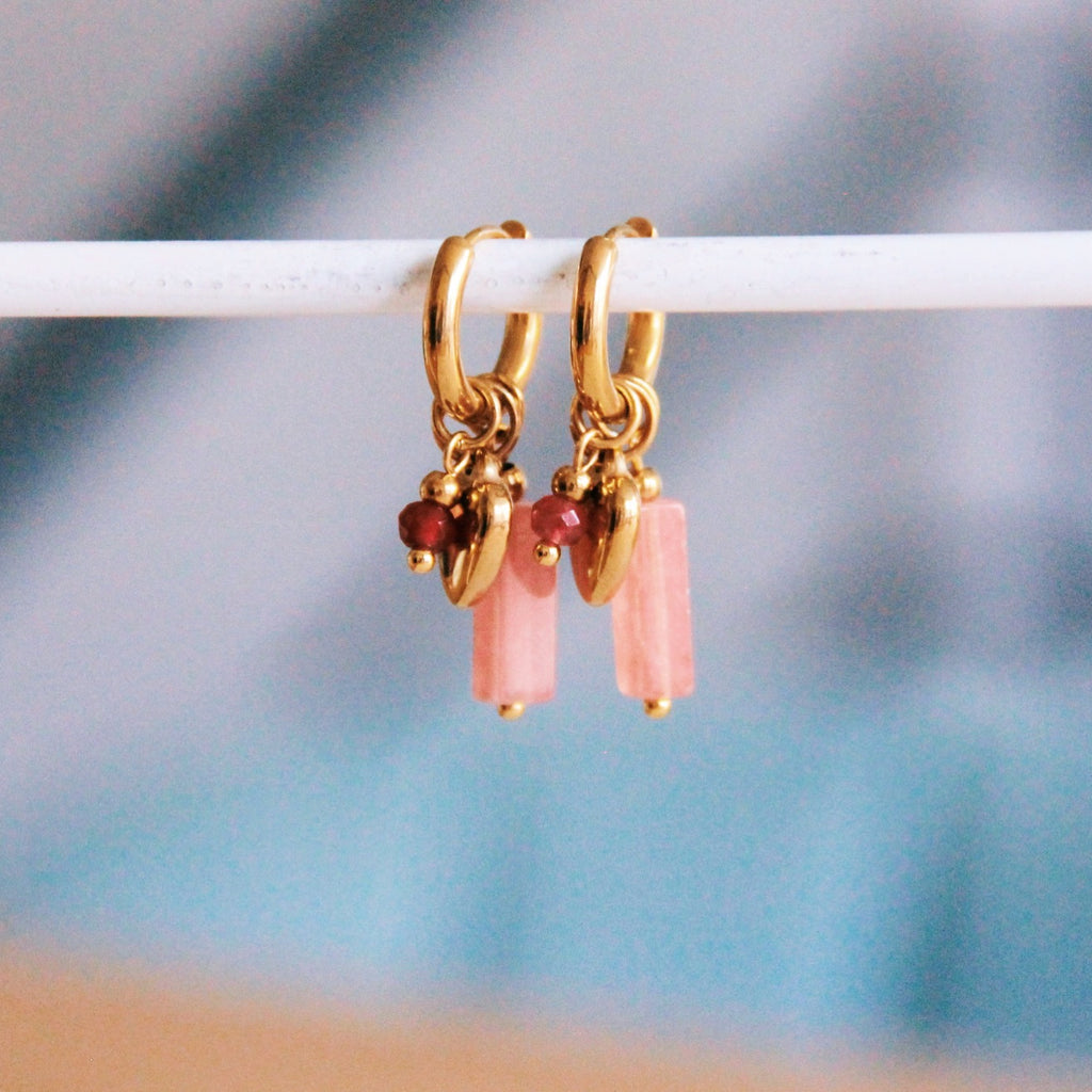 Oorringen - Candy Heart Hoops
