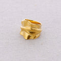 Ring - Satin Molten Statement