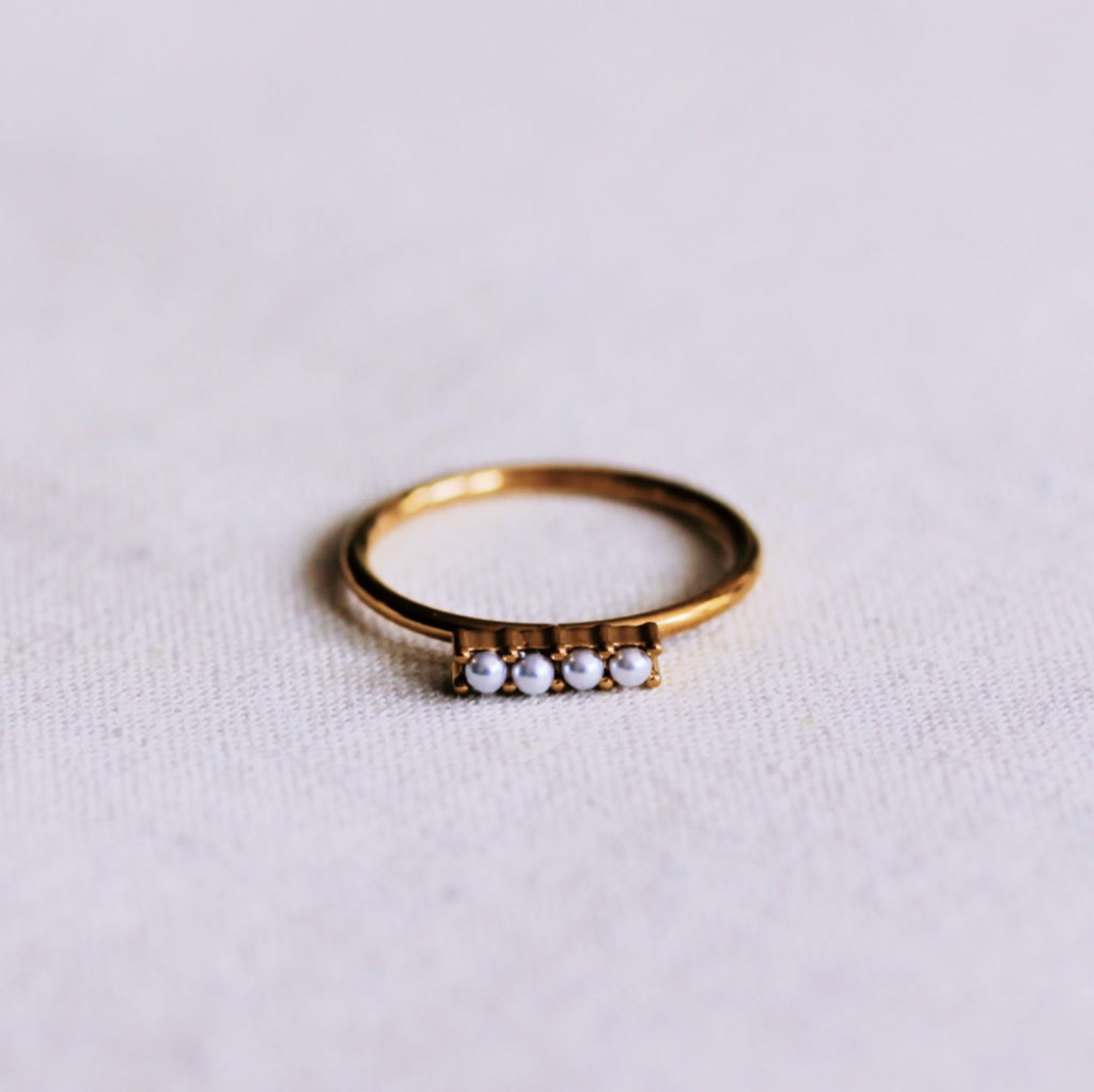 Ring - Parelstaafje