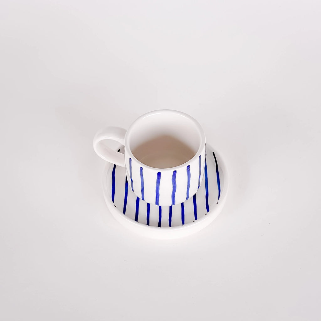 Espresso Set 2-delig - Pyjama / Mare Blauw