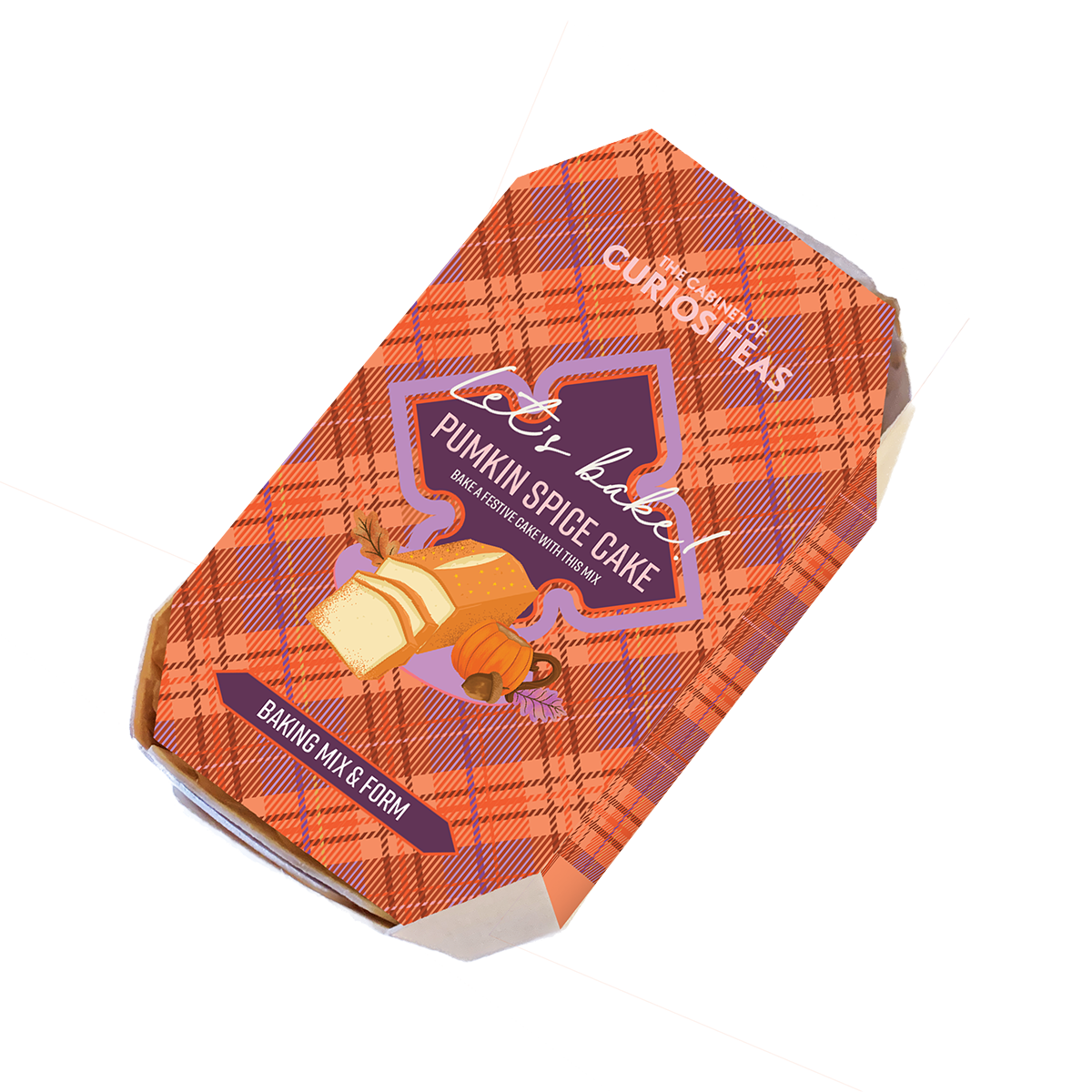Pumpkin Spice Cake Baking Kit - Tartan Orange