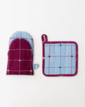 Tarta Gelatina - Grid Ovenwant- en Pannenlapset / Blauw-Bordeaux