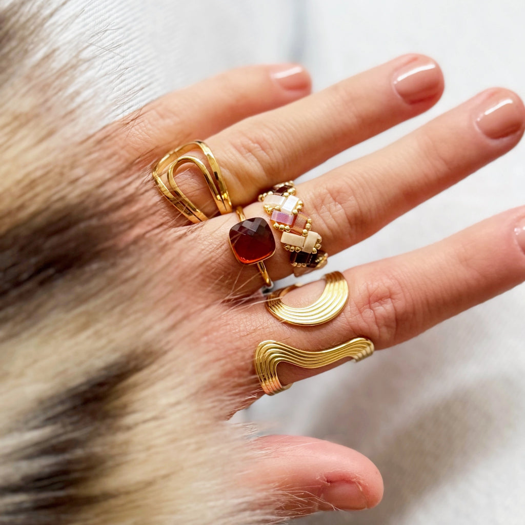 Ring - Tilabead Nude