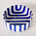 Kom - Strepen / Mare Blauw