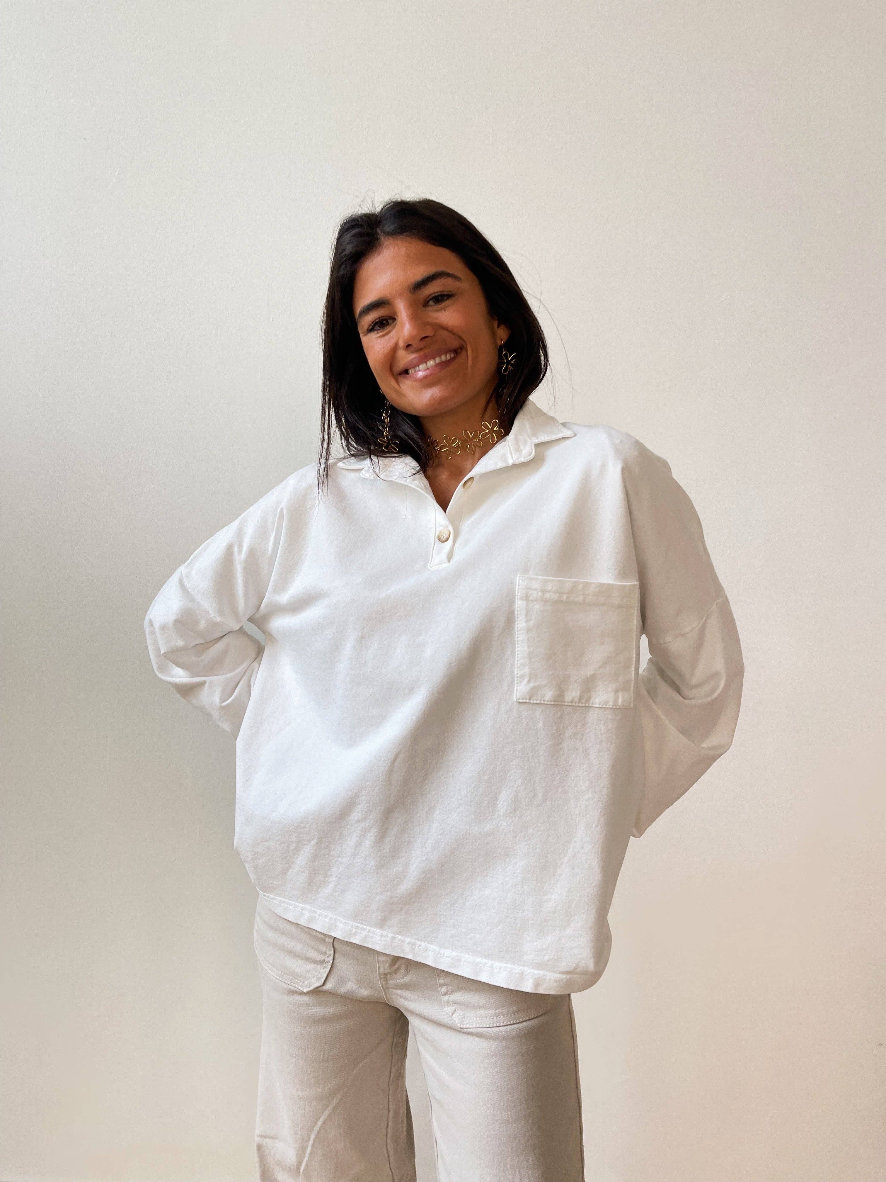 Mindtraveler Poloshirt - Wit