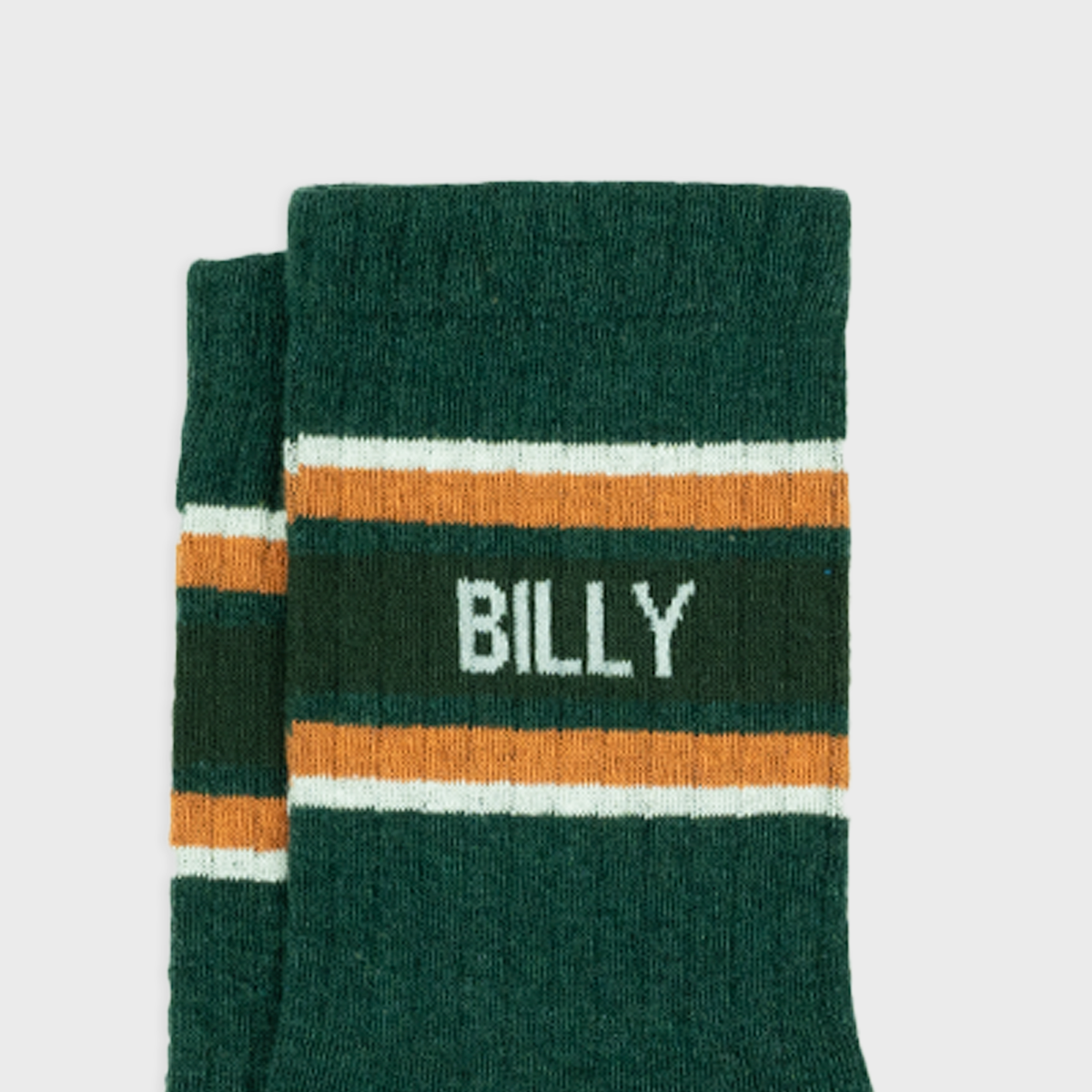 Billybelt Sokken - Oranje En Wit Gestreept