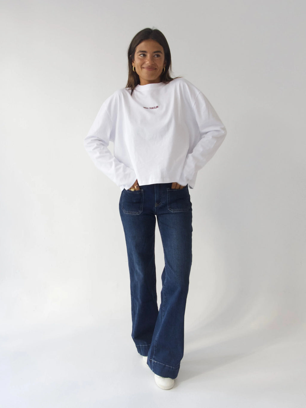 MindTraveler - Agata Long Sleeve T-Shirt / White