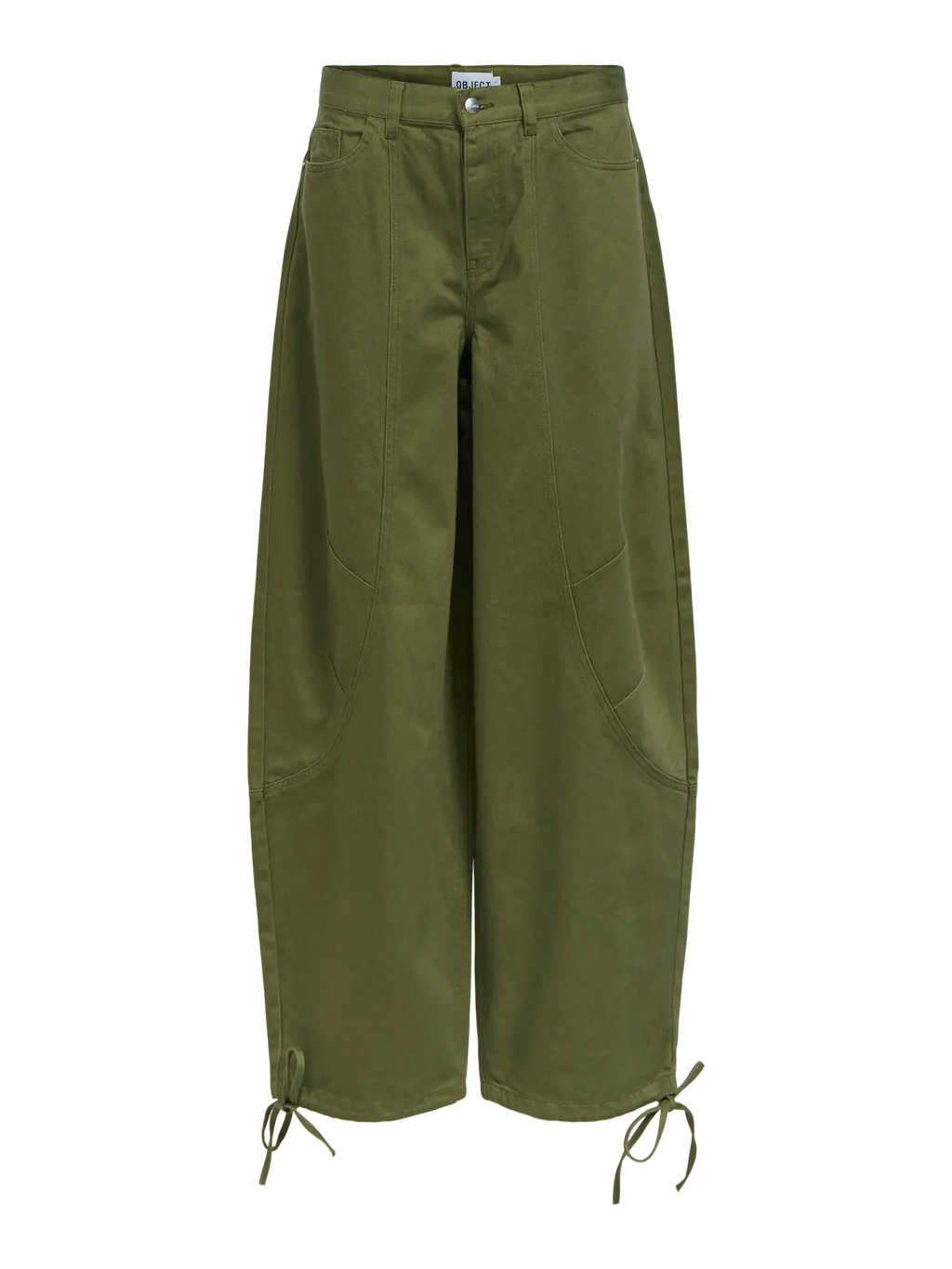 Object - Nanda Loose Pant / Green Melange