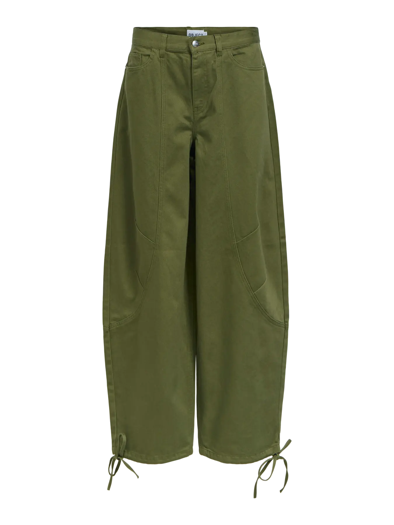 Object - Nanda Loose Pant / Green Melange