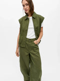 Object - Nanda Loose Pant / Green Melange