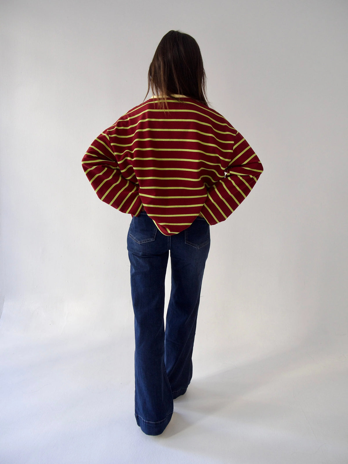 MindTraveler - Míriam Long Sleeve T-shirt / Burgundy Lime