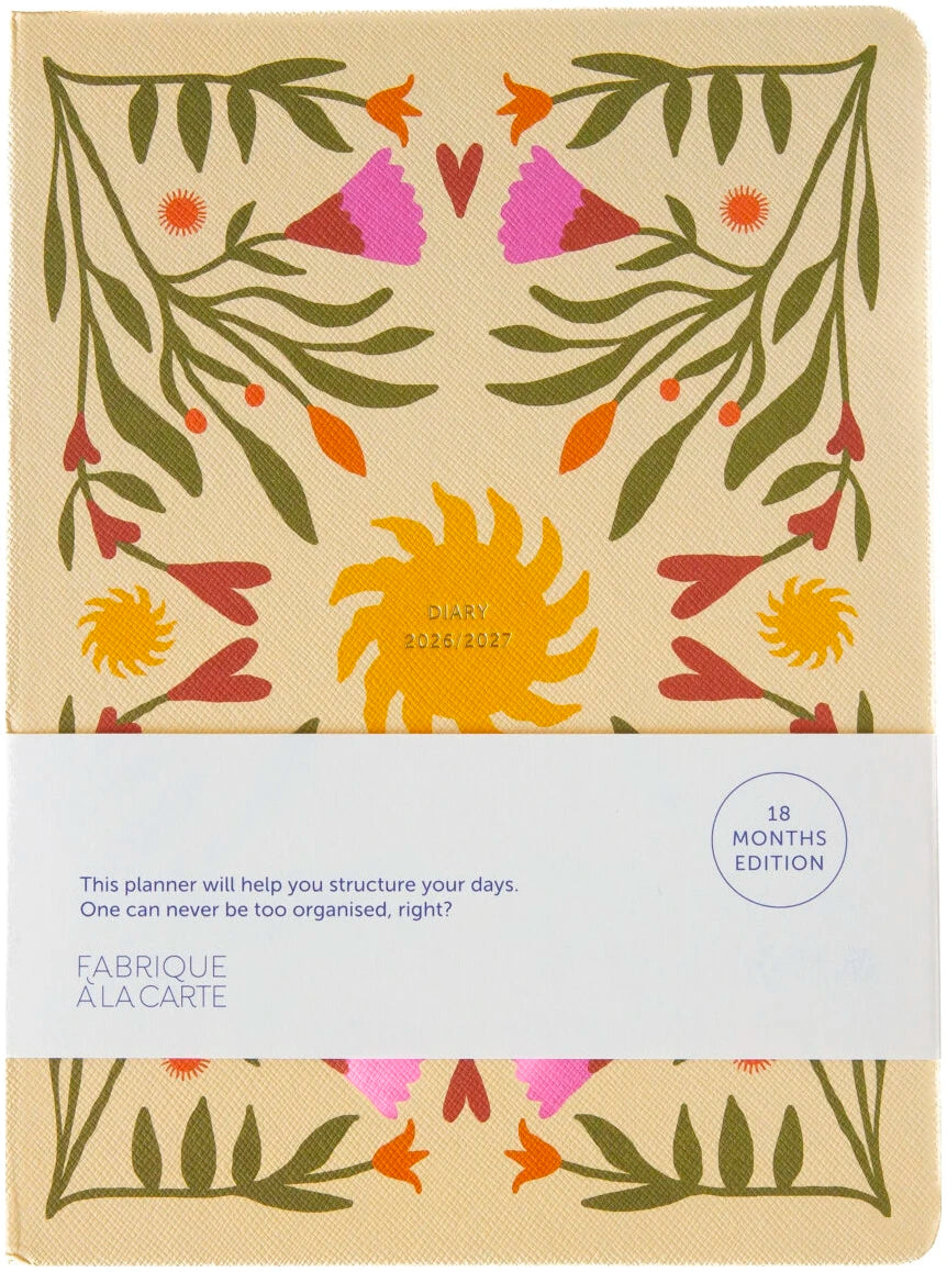 A-Journal - 18 Months Diary 2026-2027 / Sun Beige
