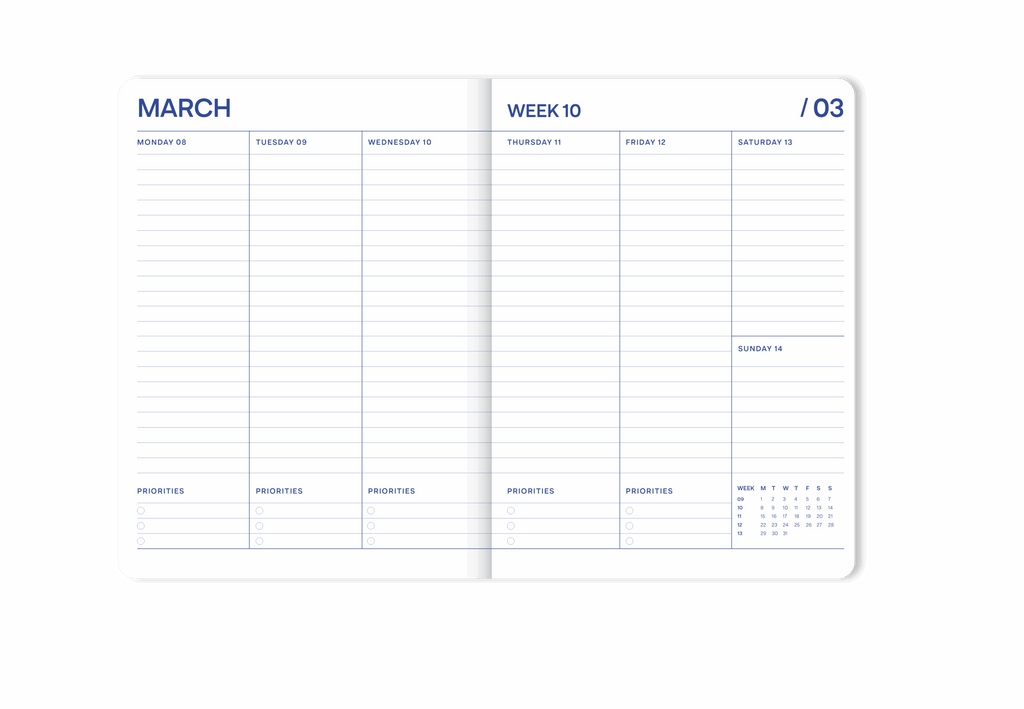 A-Journal - 18 Months Diary 2026-2027 / Sun Beige