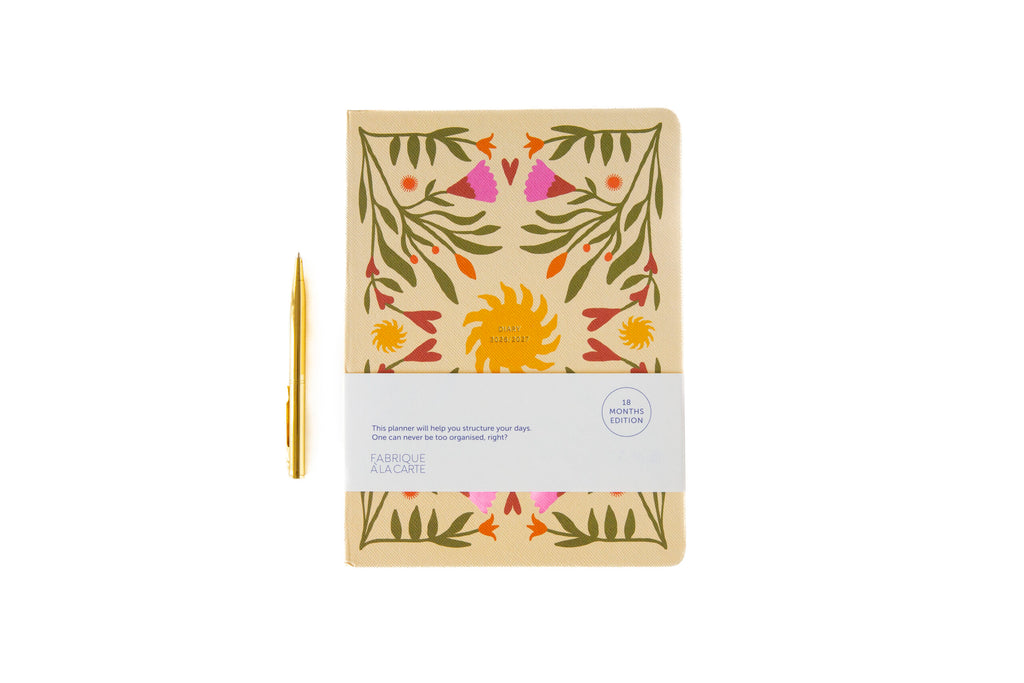 A-Journal - 18 Months Diary 2026-2027 / Sun Beige